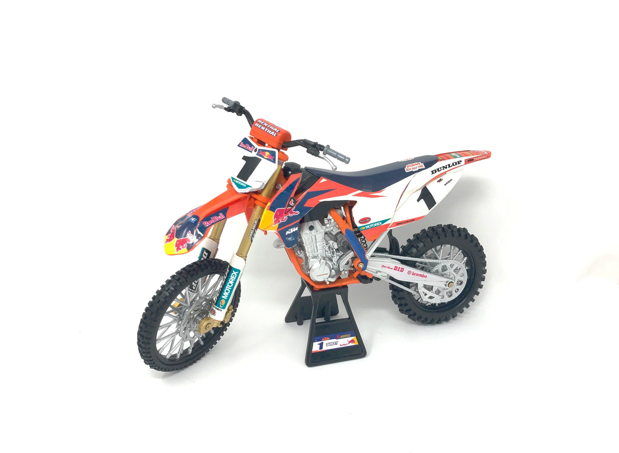 NEW-RAYReplica 1:10 Race Bike 17 Ktm 450sx-F Orange(Dungey)57953