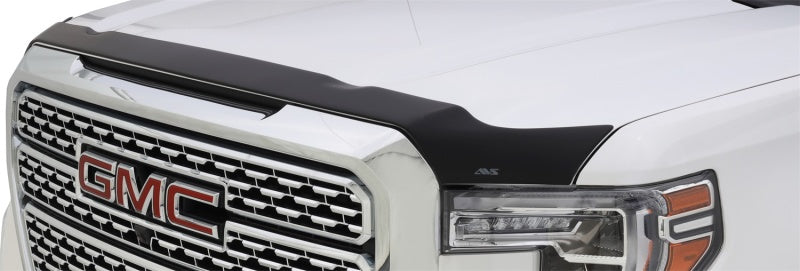 AVS 20-22 GMC Sierra 2500/3500 HD Aeroskin Low Profile Hood Shield - Matte Black 377185