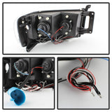 Spyder Dodge Ram 1500 02-05/Ram 2500 03-05 Projector Headlights LED Halo LED Blk PRO-YD-DR02-HL-BK 5009975