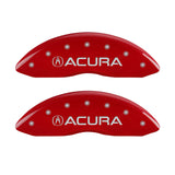 MGP 4 Caliper Covers Front Acura Rear MDX Red Finish Silver Characters 39021SMDXRD