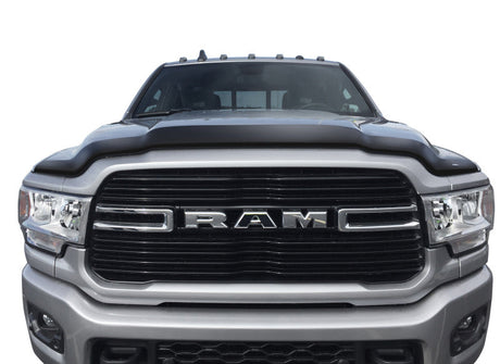 AVS 19-21 Ram 2500/3500 Aeroskin Flush Mount Hood Shield- Smoke 322189