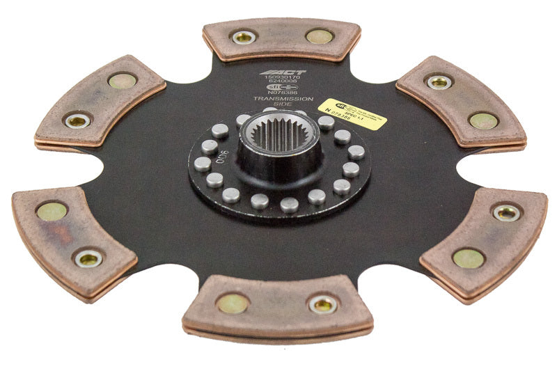 ACT 1981 Nissan 280ZX 6 Pad Rigid Race Disc 6240006