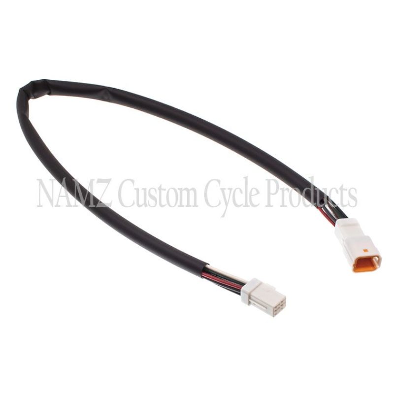 NAMZ 16-23 V-Twin Dyna/Softail Throttle-By-Wire Handlebar Wire Extension Harness 4in. NTBW-J04