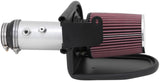 K&N 13-14 Honda Accord 3.5L V6 69 Series Typhoon Air Intake System - Silver Cold Air Intake Kit 69-1212TS