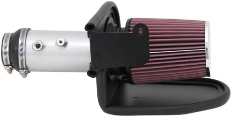 K&N 13-14 Honda Accord 3.5L V6 69 Series Typhoon Air Intake System - Silver Cold Air Intake Kit 69-1212TS