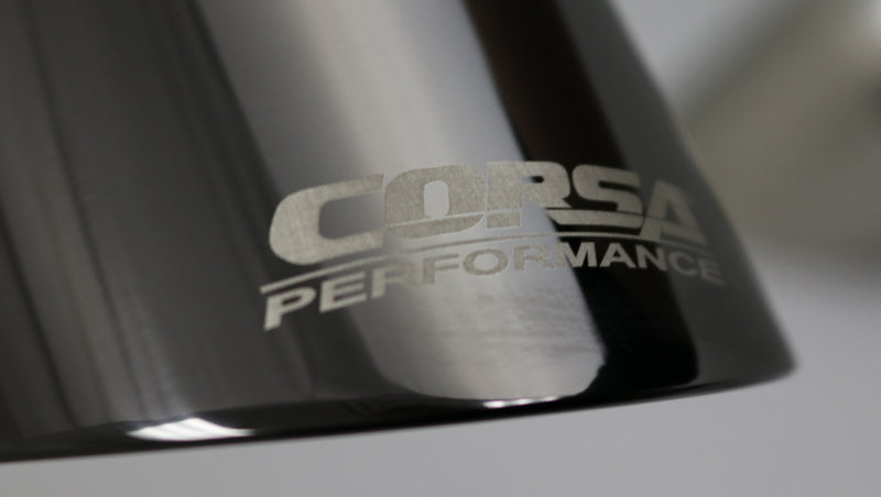 Corsa Single Universal 2.5in Inlet / 4.5in Outlet Black PVD Pro-Series Tip Kit TK007BLK