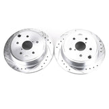 Power Stop 15-19 Subaru WRX Rear Evolution Drilled & Slotted Rotors - Pair JBR1701XPR