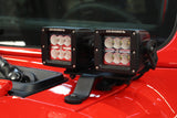 Go Rhino 18-20 Jeep Wrangler JL/JLU/Gladiator JT Light Mount - Two 3in Cubes 730230T