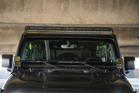 DV8 Offroad 2018+ Jeep Wrangler JLO A Pillar Dual Light Pod Mounts LBJL-11