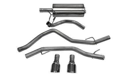 Corsa 09-14 Dodge Ram 1500 4.7L Quad/Crew Cab/Short Bed Polished Dual Exit Cat-Back Exhaust 14405