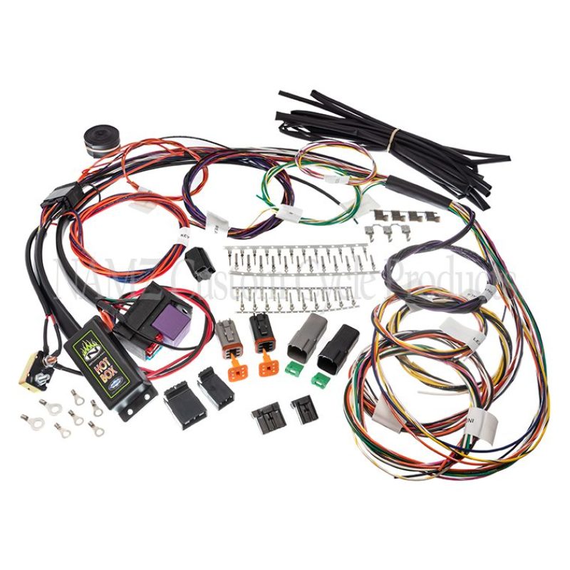 NAMZ Complete Bike Harness w/Starter Relay & 3-Circuits & Self Canceling & Run/Brake/Turn Sig Module NCBH-01-A
