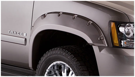 Bushwacker 07-14 Chevy Tahoe Pocket Style Flares 4pc Does Not Fit LTZ - Black 40937-02