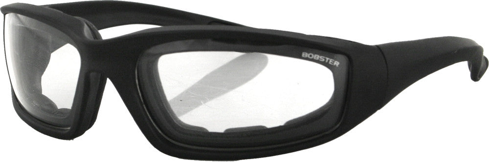 BOBSTER Foamerz Sunglasses 2 Black W/Clear Lens ES214C