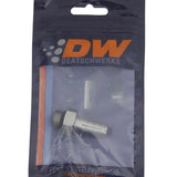 DeatschWerks 6AN ORB Male To 3/8in. Male Triple Barb Fitting (Incl. O-Ring) 06-02-0501