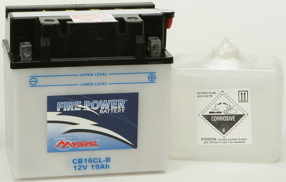 MARSHALLSBattery W/Acid Cb16cl-B Fire PowerCB16CL-B~MAR