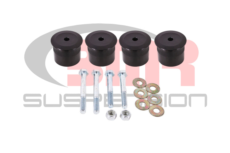BMR 15-17 S550 Mustang Differential Bushing Kit (Aluminum) - Black BK050