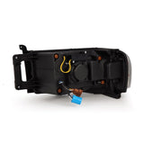 AlphaRex 02-05 Dodge Ram 1500 NOVA LED Proj Headlights Plank Style Blk w/Activ Light/Seq Signal 880564