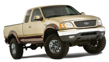 Bushwacker 97-03 Ford F-150 Styleside Cutout Style Flares 2pc 96.0/78.0in Bed - Black 20074-02