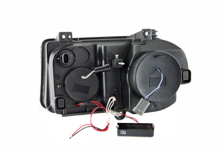 ANZO 2005-2010 Chrysler 300C Projector Headlights w/ Halo Black (CCFL) G2 121251