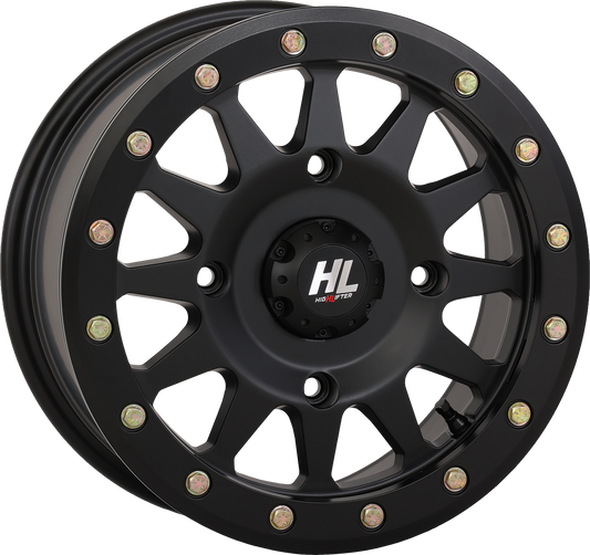 HIGH LIFTER Wheel - HLA1 Beadlock - Front/Rear - Matte Black - 14x7 - 4/137 - 5+2 (+40 mm) 14HLA1-1437
