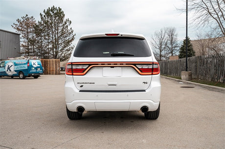 Corsa 11-23 Dodge Durango Xtreme 2.5in Cat-Back Dual Rear Exit w/ Single 4.5in Black PVD Tips 21186BLK