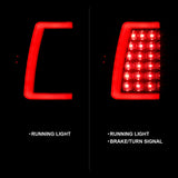 ANZO 1999-2002 Chevy Silverado 1500 LED Taillights Plank Style Black w/Smoke Lens 311331