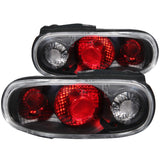 ANZO 1990-1997 Mazda Miata Taillights Black 221077