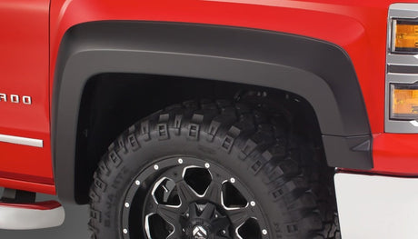 Bushwacker 14-16 Chevy Silverado 1500 Extend-A-Fender Style Flares 4pc - Black 40963-02