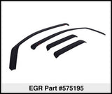 EGR 07-12 Toyota Tundra Crew Max In-Channel Window Visors - Set of 4 - Matte (575195) 575195
