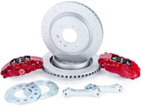 Alcon 10-14 & 17-18 Raptor/09-17 F150 360x32 Rotors 4-Piston Red Rear Brake Kit w/o Elect Park Brake BKR5059D07