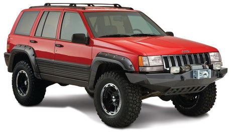 Bushwacker 93-98 Jeep Grand Cherokee Cutout Style Flares 4pc - Black 10916-07