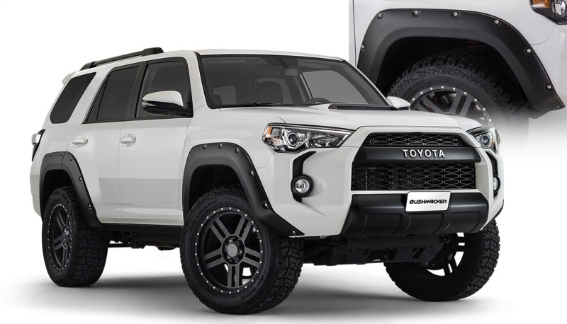 Bushwacker 14-18 Toyota 4Runner Pocket Style Flares 4pc Excludes Limited - Black 30921-02
