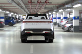 Rally Armor 2022 Rivian R1T Black UR Mud Flap w/ White Logo MF18-UR-BLK/WH