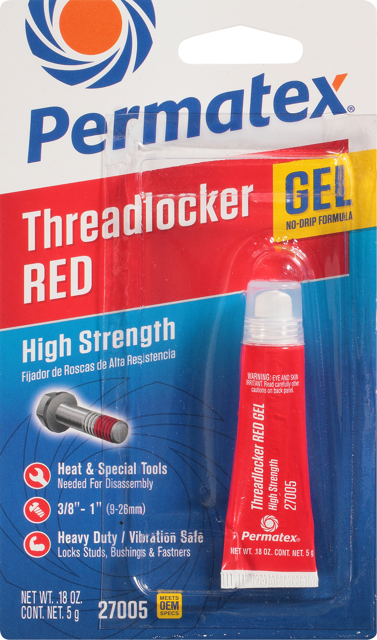 PERMATEXThreadlocker Red Gel 5g27005