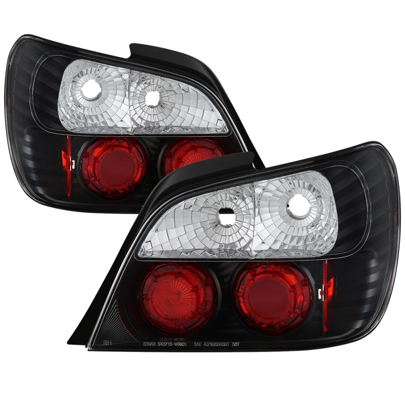 Spyder Subaru Impreza WRX/Sti 02-03 4Dr (Not Fit Wagon)Euro Style Tail Lights Black ALT-YD-SI01-BK 5007193