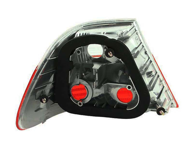 ANZO 2000-2003 BMW 3 Series E46 Taillights Red/Smoke - Outer 221202