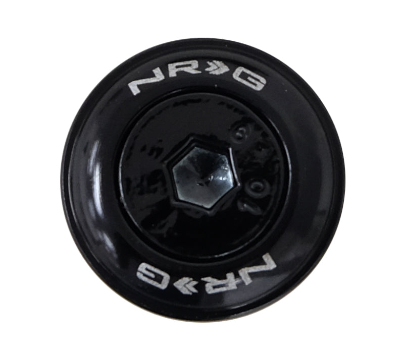 NRG Fender Washer Kit w/Color Matched M6 Bolt Rivets For Plastic (Black) - Set of 10 FW-150BK
