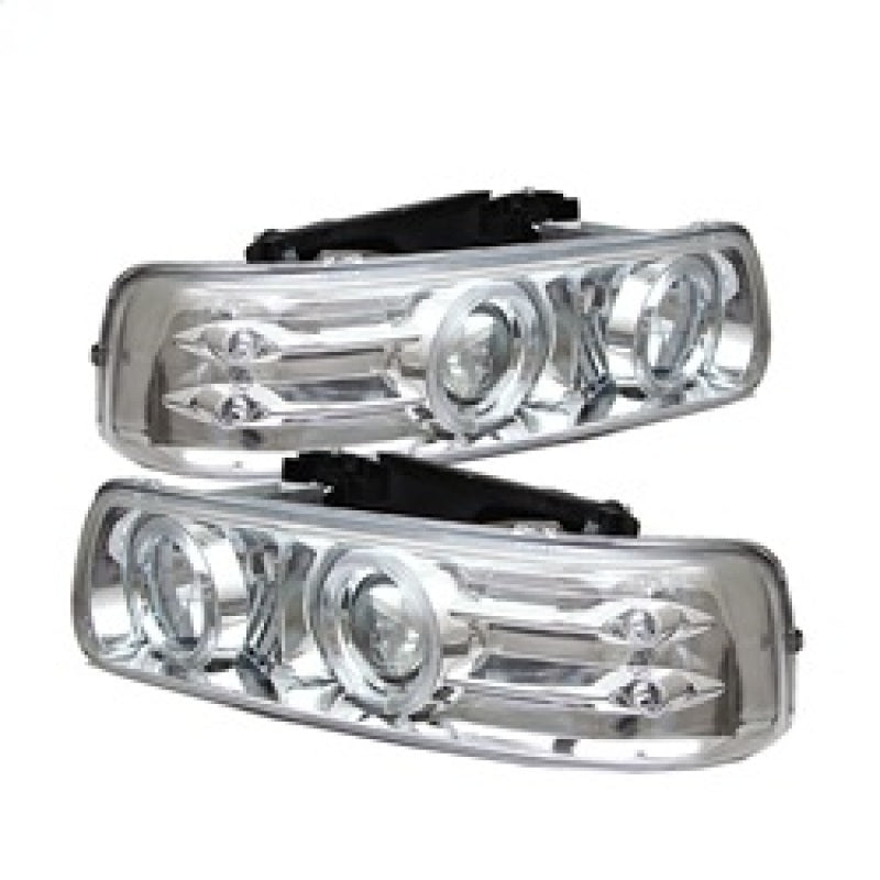 Spyder Chevy Silverado 1500/2500 99-02Projector Headlights LED Halo LED Chrome PRO-YD-CS99-HL-C 5009609