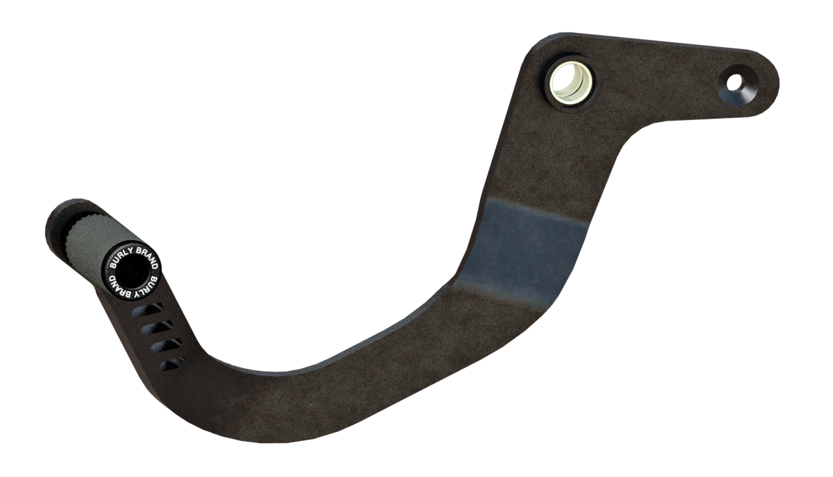 BURLY BRAND Slash Cut Shift Lever Black B13-1207B
