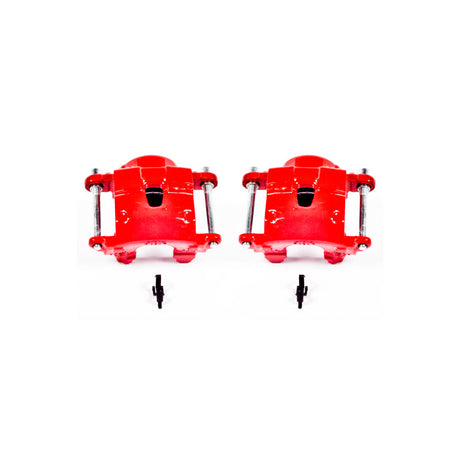 Power Stop 78-85 Avanti II Front Red Calipers w/o Brackets - Pair S4071