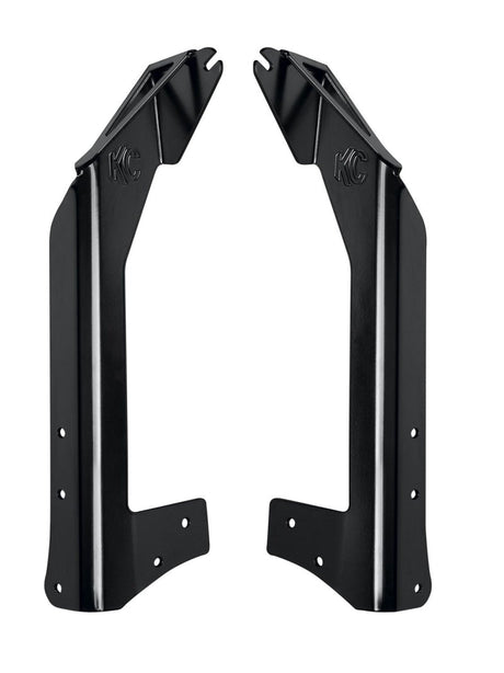 KC HiLiTES Jeep JK 50in. Overhead Xross Bar Light Mount (Bar Only/Req. Mount Brackets) - Black 7419