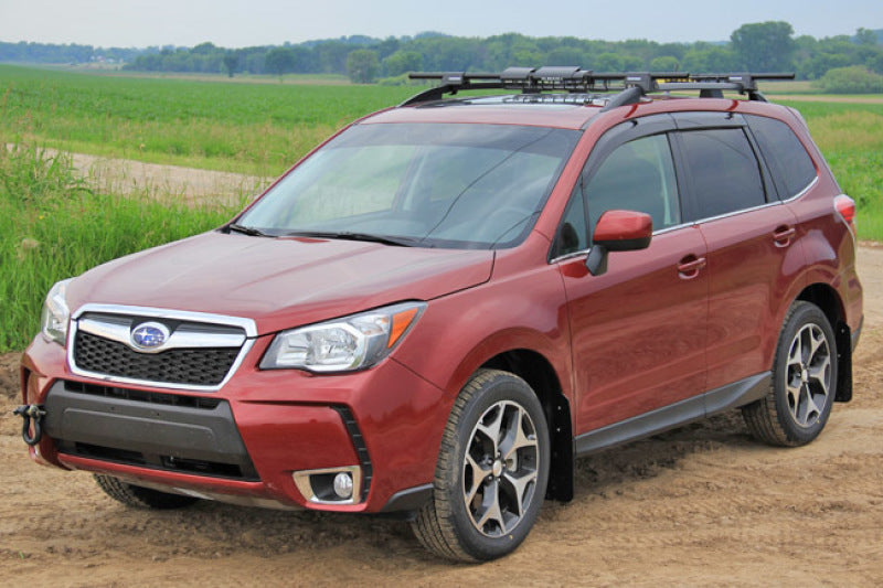 Rally Armor 14-18 Subaru Forester Black Mud Flap w/ Red Logo MF28-UR-BLK/RD