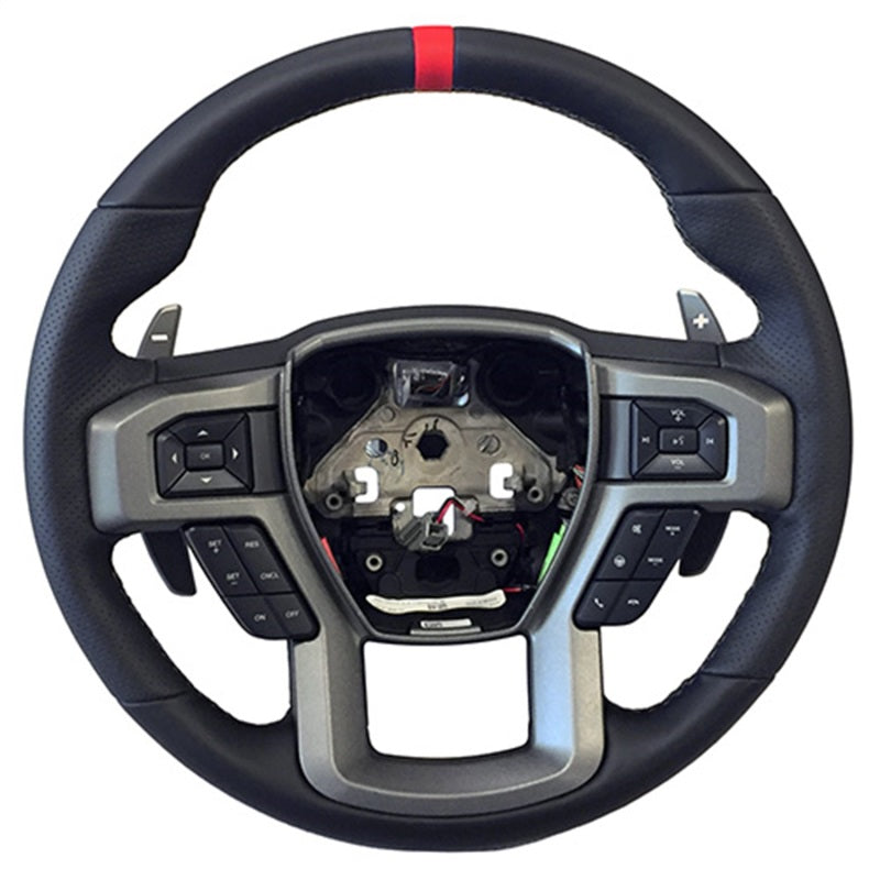 Ford Racing 2015-2017 F-150 Raptor Performance Steering Wheel Kit - Red Sightline M-3600-F15RRD