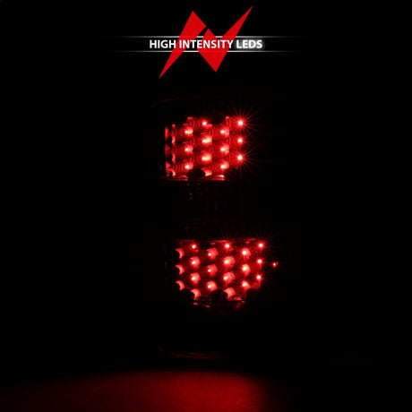 ANZO 2000-2006 Chevrolet Tahoe Led Taillights Black/Clear 311298