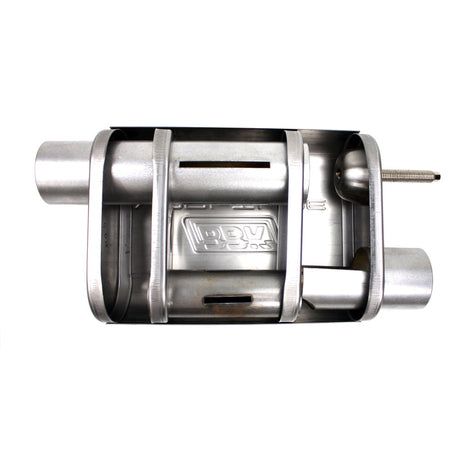 BBK VariTune Adjustable Performance Muffler 2-1/2 Offset/Offset Stainless Steel 31015