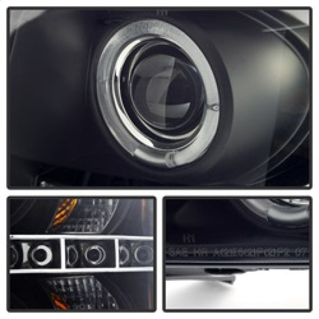 Spyder Chevy Silverado 1500/2500 07-13 Projector Headlights LED Halo LED Blk Smke PRO-YD-CS07-HL-BSM 5078322