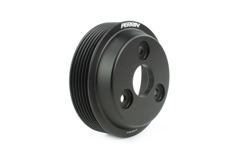Perrin 15-21 Subaru WRX Lightweight Water Pump Pulley - Black PSP-ENG-111BK