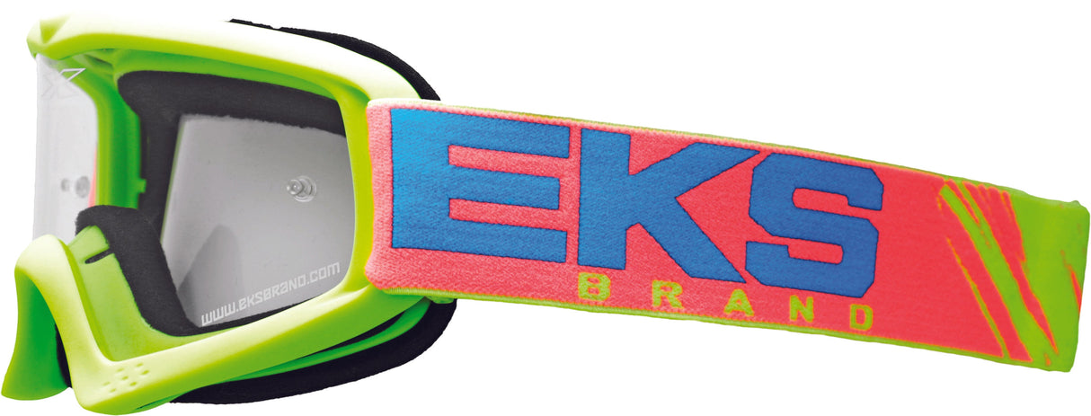 EKS BRAND Go-X X-Grom Youth Goggle Safety Flo. Yellow 067-30160