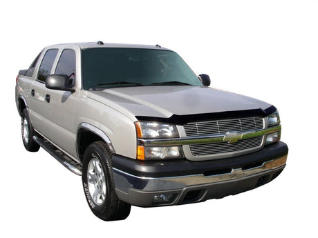 AVS 03-05 Chevy Silverado 1500 Aeroskin Low Profile Acrylic Hood Shield - Smoke 322024