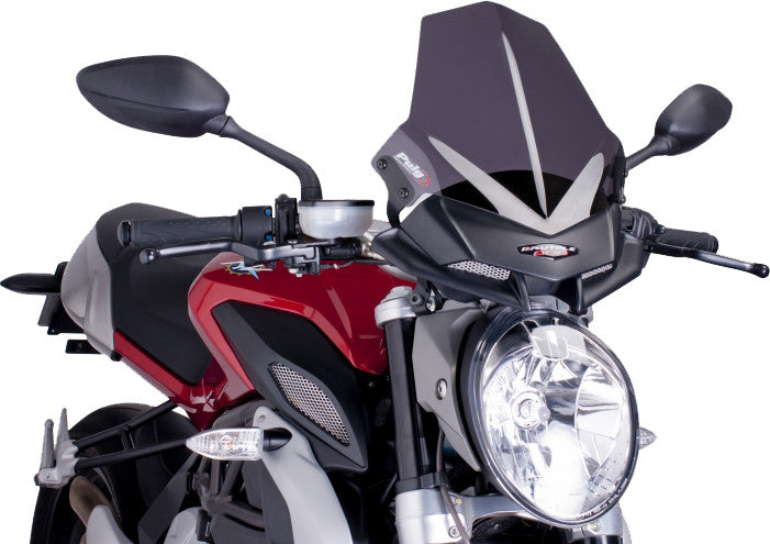 PUIG Windscreen Naked New Gen Sport Dark Smoke 6010F